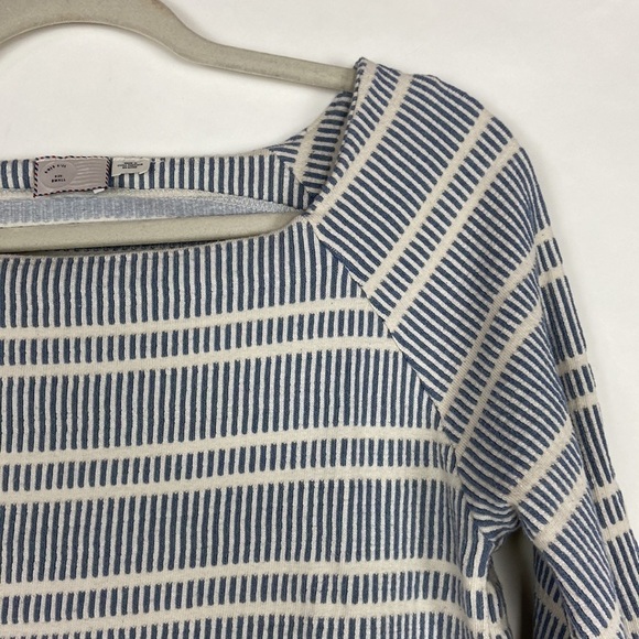 Anthropologie Postmark Striped Boat Neck Quarter Sleeve Size Small Shirt Top - Picture 13 of 16